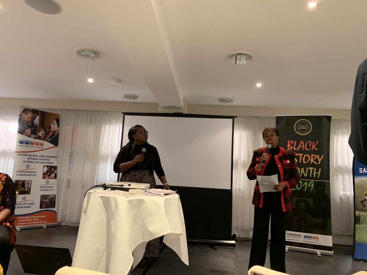 ManjuShahul's tweet photo. Honoured to be at @CroydonBMEForum @yourcroydon #BlackHistoryMonth2019 launch @CPFC with @CllrTony and the inspirational #IanStephenson who employs more than 1000 people in #Croydon @McDonalds https://t.co/bf0cm7Xgo9