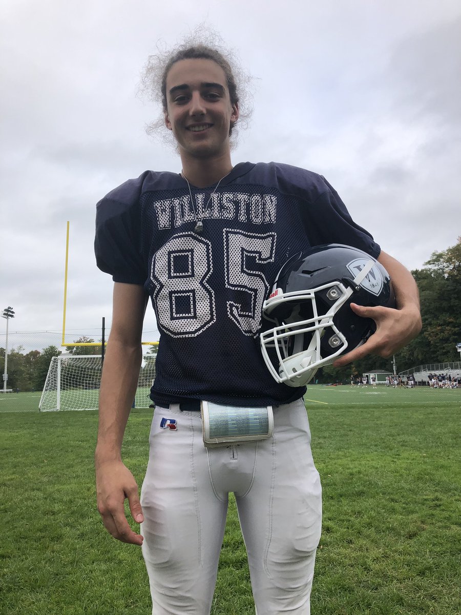 Willistonteams's tweet photo. 6’5” Tristan Marois ‘20 earns an Athlete of the Week nod for terrific performance at Taft!!! #d-end #twowayplay @WillistonNS https://t.co/pnn0k8MZjC