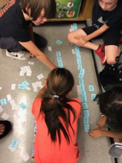 downey_me's tweet image. Ordering decimals in both standard &amp;amp; word form today! #numberlines #interactivemath @RyersonPS1 🤩