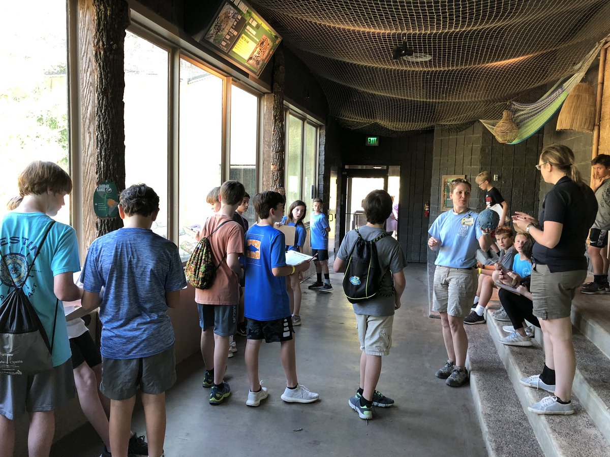 jennieborland's tweet photo. @LibertyParkMS 7th-grade Spanish students enjoyed our field trip to the @BirminghamZoo today to learn about and meet animals of Central and South America! We then had an amazing lunch at Sol Azteca! #leadyourlearning https://t.co/lQTbHAM9rE