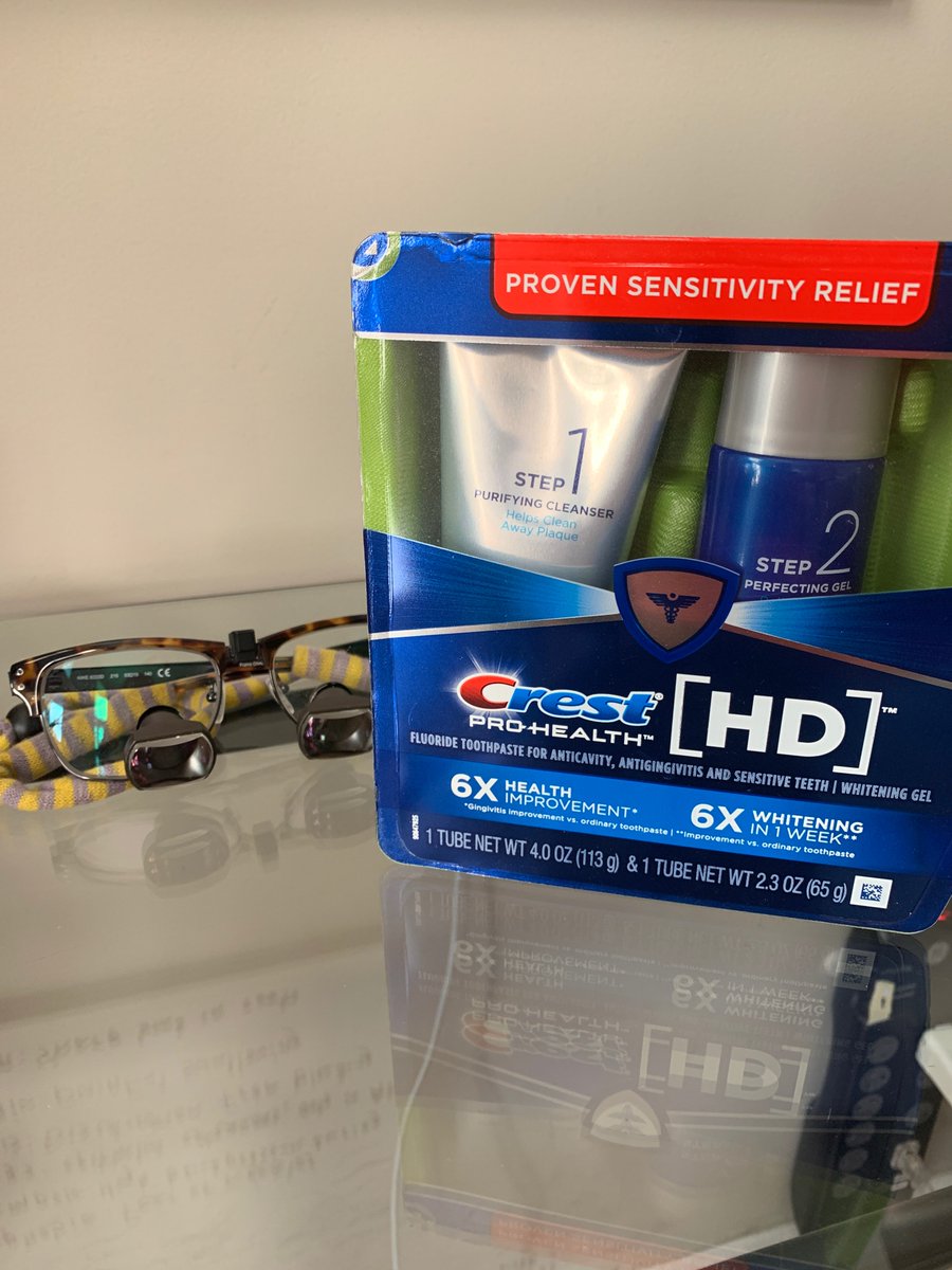 RT giveaway alert, got some more Crest Pro Health HD for one lucky tweeter to help ya'll get a whiter smile. RT this if you're going to brush twice a day using this toothpaste if you win! 🦷🦷