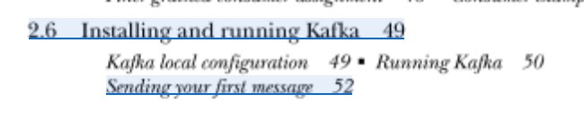 2.6: "Installing and Running Kafka"