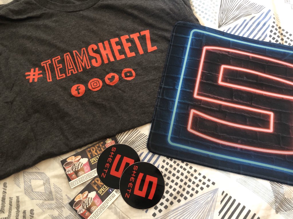 Thank you @sheetz! For the loot box that came today. All the items will be put to good use! #teamsheetz