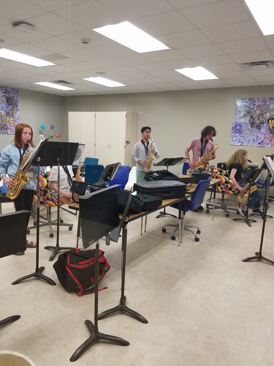Loved having some entertainment while at the copy machine! #ACPride <a href="/ArborCreekMS/">Arbor Creek MS</a> <a href="/ArborCreekMSB/">Arbor Creek MS Band</a>