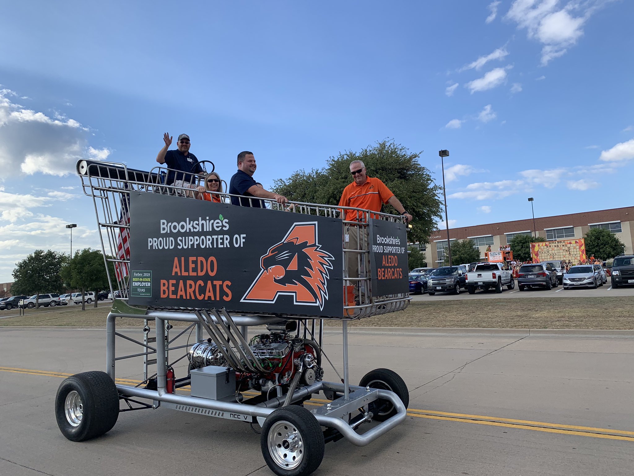 Aledo High School on Twitter "Shout out to brookshires for the support and great ride at Aledo