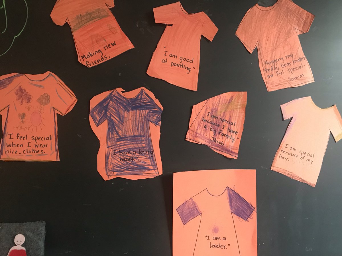 LVolchoff's tweet photo. Engaging our kinder students about important issues while they’re young! #nevertooyoung #everychildmatters #orangeshirtday #makeitrelevant @IndigenousEdGE https://t.co/P7Fau4Gue1