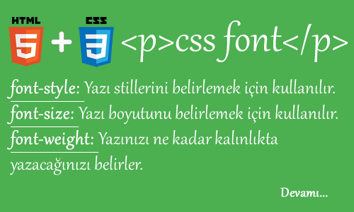 htmlcssdersler's tweet image. CSS Fonts(Yazı) -
htmlcssdersleriogreniyorum.com
htmlcssdersleriogreniyorum.com/css_dersleri/3…
#css #css3 #csstudent #CSSC #cssl #cssr #cssakuhinpost #CSSA #CSSCOffice #cssmodz #csst #csstutorialforbeginner #csstutorials #csshipper #cssd #csscoder #csscode #cssclass #csscoding #cssh #csstemplates