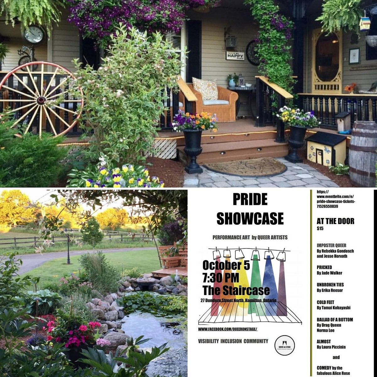 queer_on_stage's tweet photo. Not only do we have a night of fabulous performance art, we also have door prizes! Who wouldn't want to stay at beautiful @serenityranchbb?? https://t.co/fQUDvwMYXE