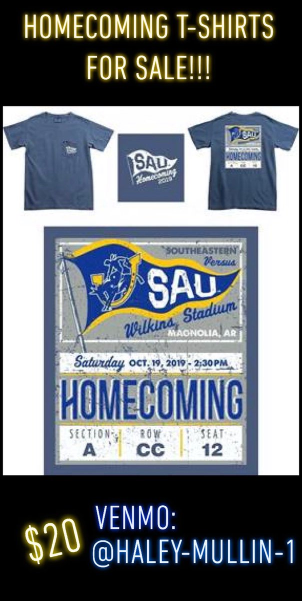 haley_mullin97's tweet photo. Lmk if ya want a SAU hoco t-shirt! $20 https://t.co/AN1THfCHDZ
