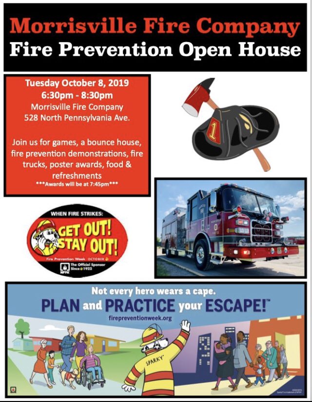 #MorrisvillePa  Fire Company Open House