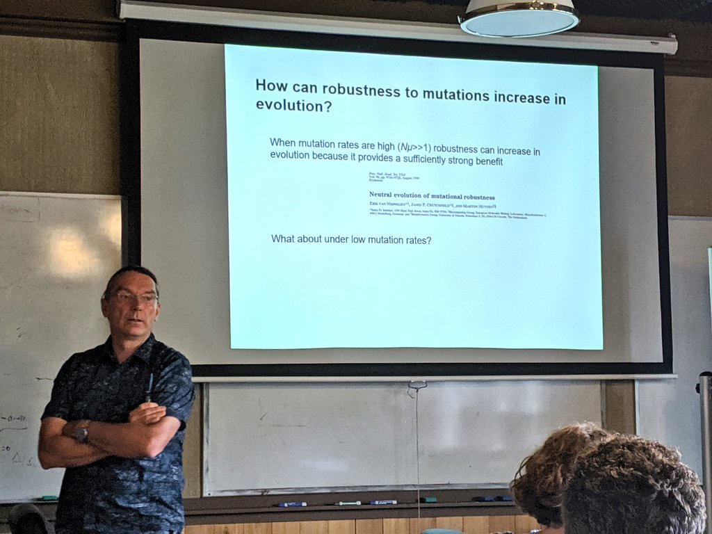 sfiscience's tweet image. What are the effects of selection on #evolvability? Does robustness lead to reservoirs of neutral genetic mutations that prepare an organism to adapt to new environments?

Today at SFI, External Professor @WagnerEvolution of @UZH_en on adaptive landscapes:
santafe.edu/events/evolvab…