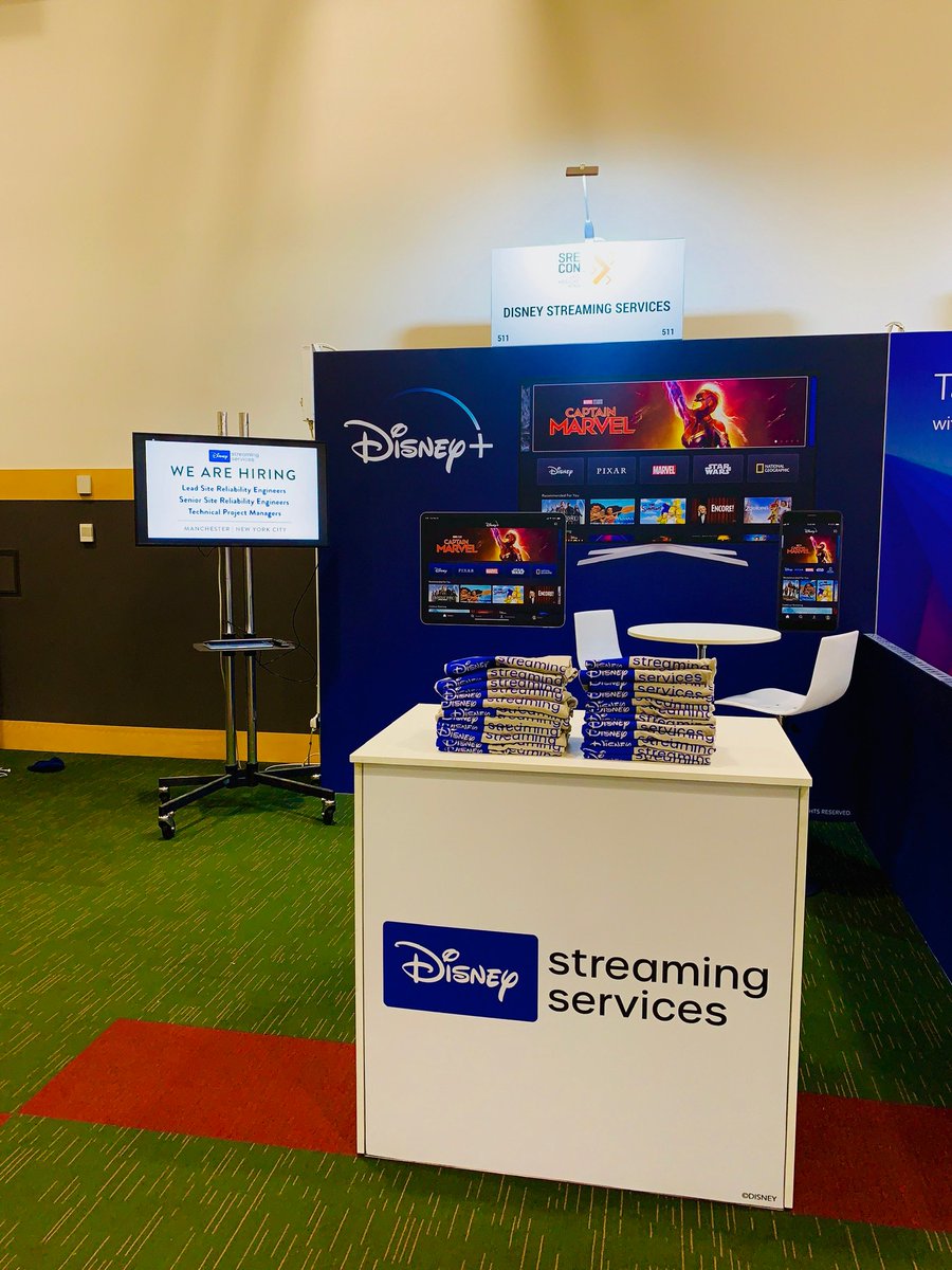 Plug1Plug2's tweet image. We&apos;re ready for #SREcon Dublin tomorrow, come and meet the team to talk about Site Reliability at @DisneyStreaming  

#disney+ @usenix #SRE