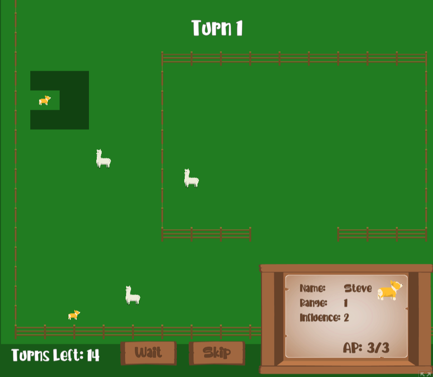 PaulMakesGames's tweet photo. A tiny bit late but I've released game 9 of my "10 games in 10 weeks" project.

It's called Woolly Farm and it is a tactical alpaca farming simulator.

Check it out here: https://t.co/4RqeflhJGt

Enjoy!

#indiegame #gamedev #alpaca #farming #simulator #Corgi https://t.co/TV9GjkXZqb