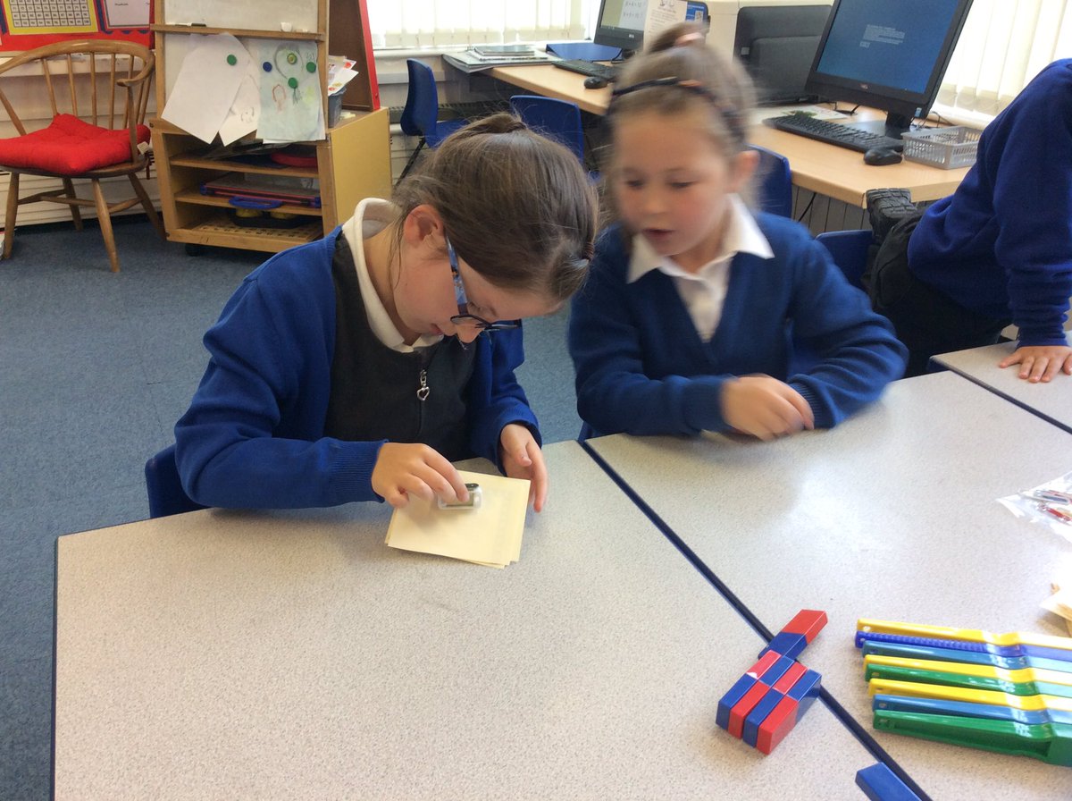 DeltaRowenaAc's tweet image. Today the ‘Science Stars’ Club have been testing the strength of different magnets. We found out that the &apos;wand magnet&apos; was the strongest. It was lots of fun! #scienceisfun #sciencestars
