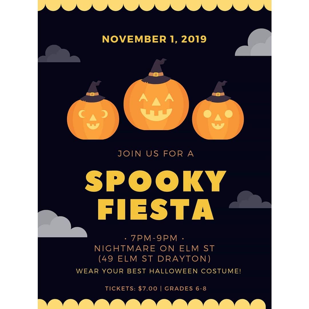 🎃 Calling all teen ghosts and ghouls 👻 Our next Teen Dance is a costume party! Tell your friends! 🦇

#draytonkinettes #draytonontario #mymapleton #kincanada #teendance #spookyfiesta #costumeparty