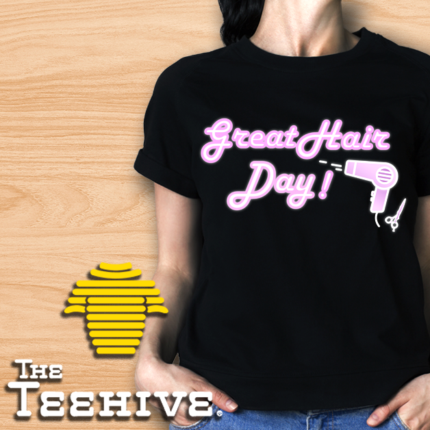 It's National Hair Day!!  So go get that perm you always wanted and celebrate with a style from The Teehive Largo!!! 
#wearwhatyoulove #shirt #nationalhairday #greathair #haircut #hairsalon #directotogarmentprinting #Tshirts #customshirts #customize #nowopen