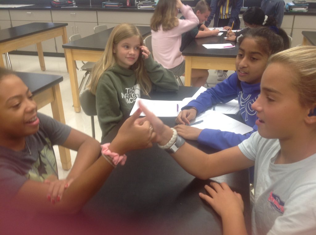 Testing our hypothesis related to the length of your thumb and amount of wins. Thumb wrestling at its finest. #LionNation