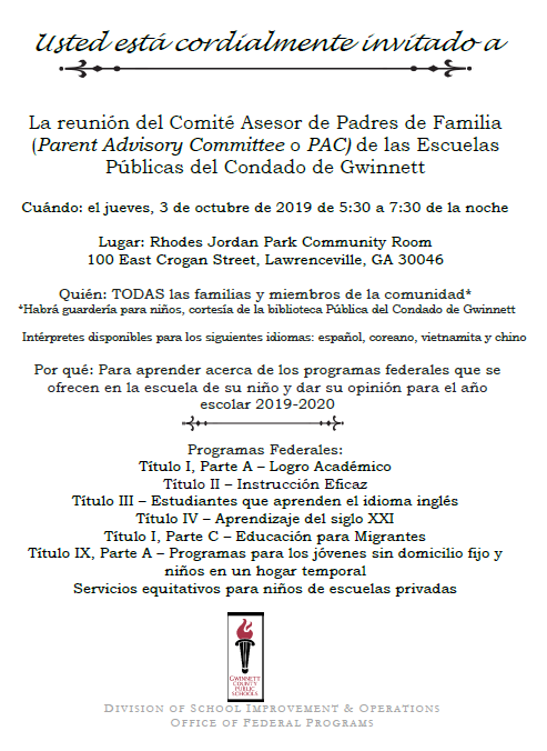 chestitans's tweet photo. Important County Title I Meeting  on Thursday. See flyer below. https://t.co/rilwFrGsFH