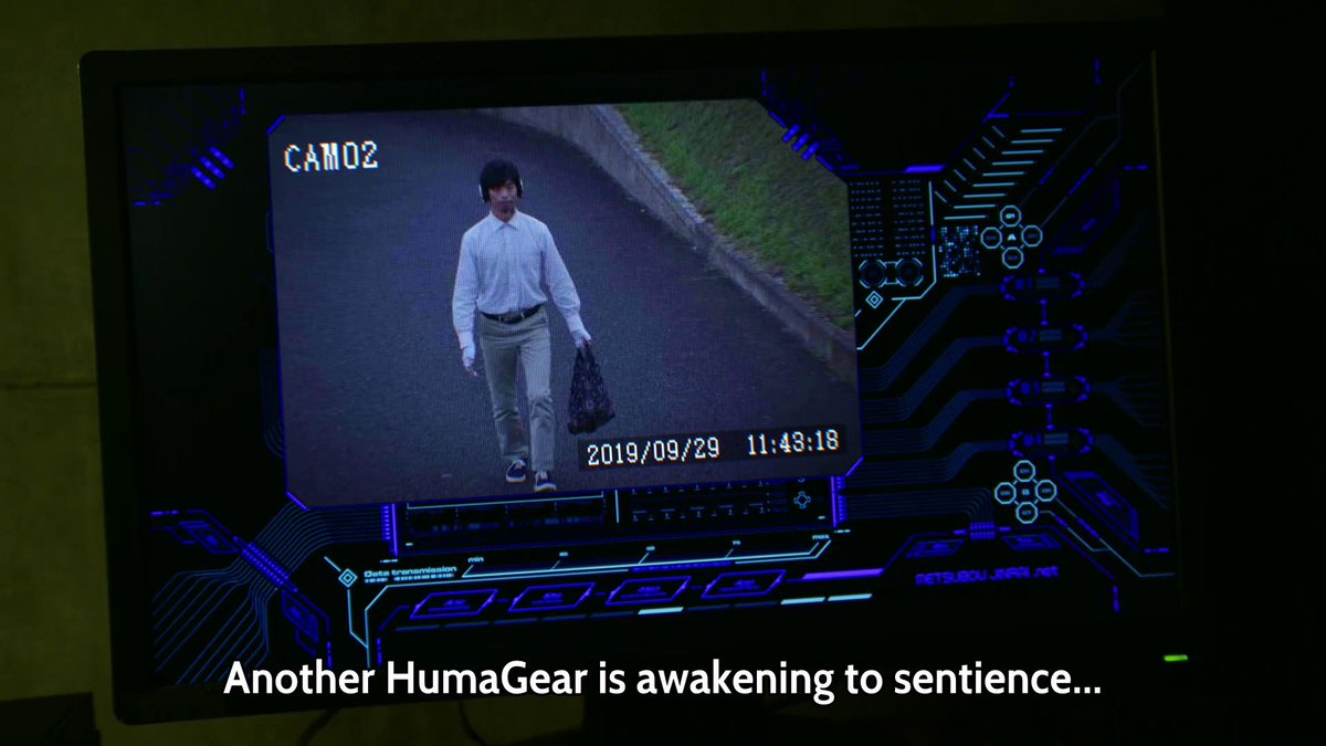 There's the confirmation that the Humagears they go after became sentient