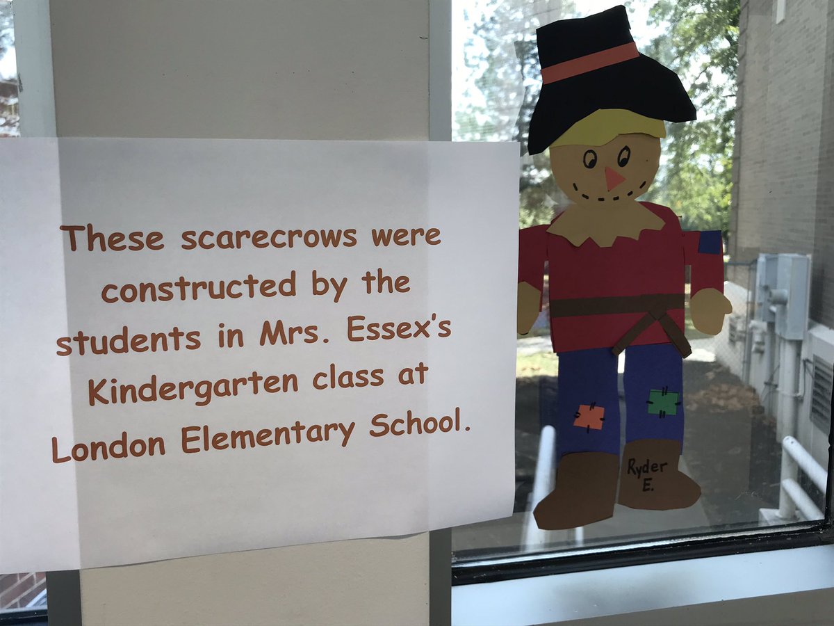 LondonPublicLibrary (@londonpublib) on Twitter photo Come see the scarecrows made by Mrs. Essex’s <a href="/londonelem/">London OH Elementary</a> kindergarten class. They will be hanging in the Children’s Ramp windows for the month of October. Come see the scarecrows made by Mrs. Essex’s <a href="/londonelem/">London OH Elementary</a> kindergarten class. They will be hanging in the Children’s Ramp windows for the month of October.
