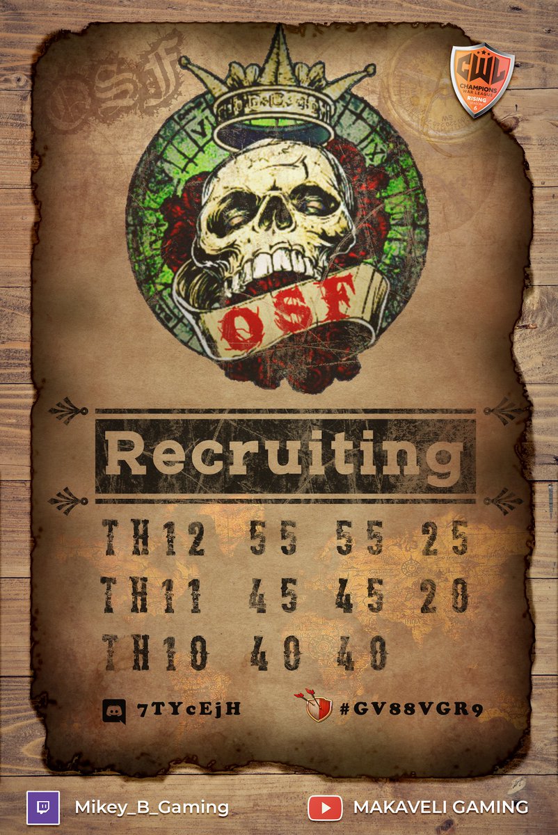 We back!!!!  Join discord and ask for OSF Co Leaders. Just for fun and randoms for now. #osftillthewheelsfalloff