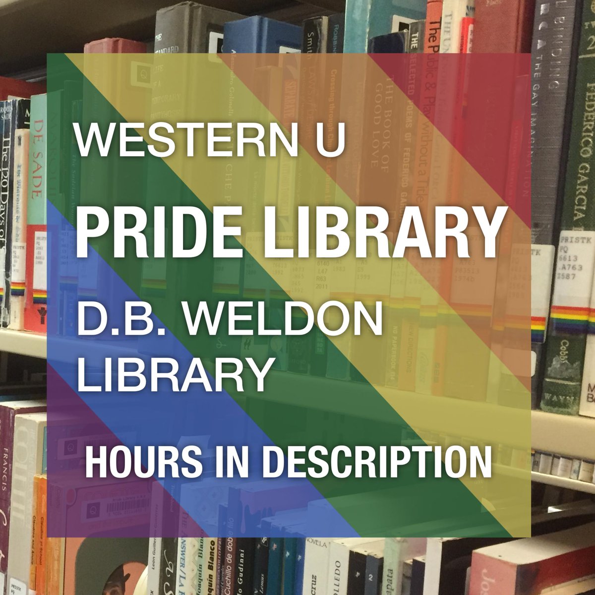Pride Library tweet media