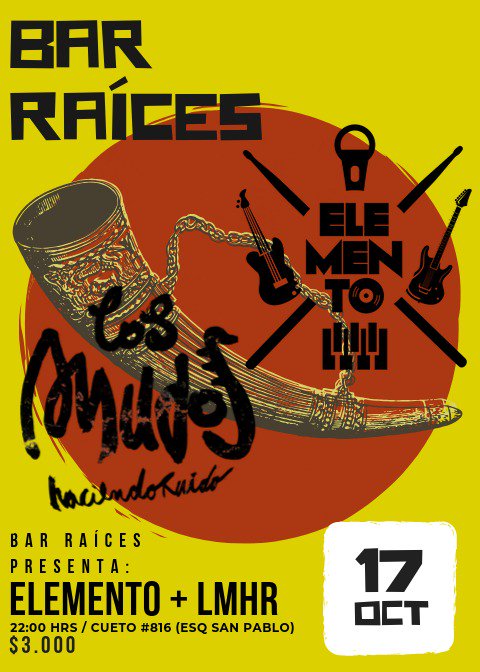 salvajedecibel's tweet image. Amigos/as el 17 estaremos con Elemento banda en bar raíces. Si no ha visto este show de rap con banda no se lo pierdan.