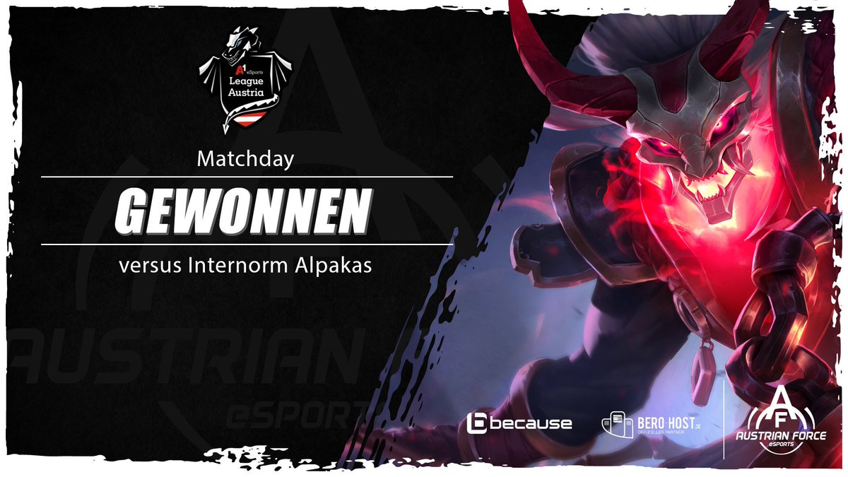 AustrianForce's tweet photo. WOOHOO! Mit einem 2-0 gegen @AlpakaEsports  fahren wir unseren ersten Sieg in der @A1eSports_AT nach Hause! Für unser erklärtes Ziel, diese Saison die Top 4 zu erreichen war das ein wichtiger Meilenstein.

Next up:
@WarKidZ vs @TKAAUT

#GGWP #verleihtflügel #energizedbyredbull https://t.co/5aWwHL0HSx