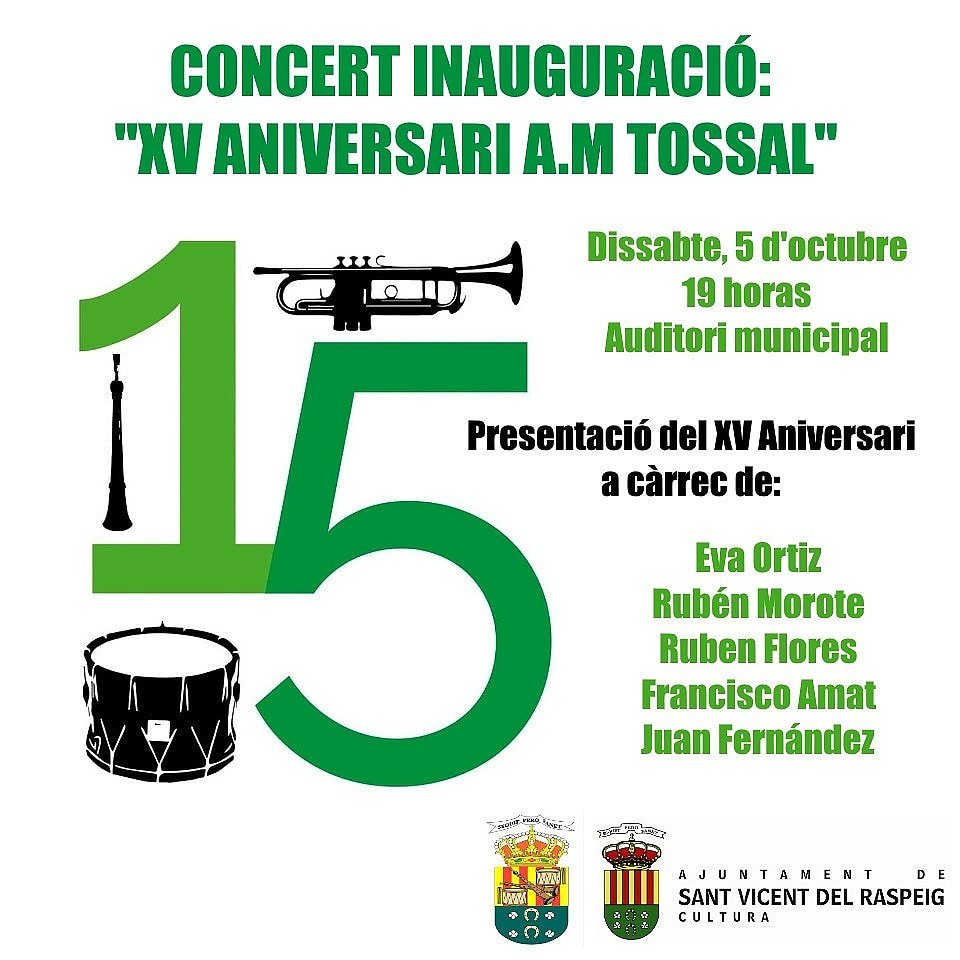 #AMElTossal #CollaElTossal #15anyTossal #15aniversari #SantVicentdelRaspeig #SanVicentedelRaspeig #Alacant #Alicante #CostaBlanca #concert #concierto #musica #cultura #dolçaina #tabalet @FestesAlacant @RACODEFESTA @somdefoc @festaitradicio #music #dulzaina