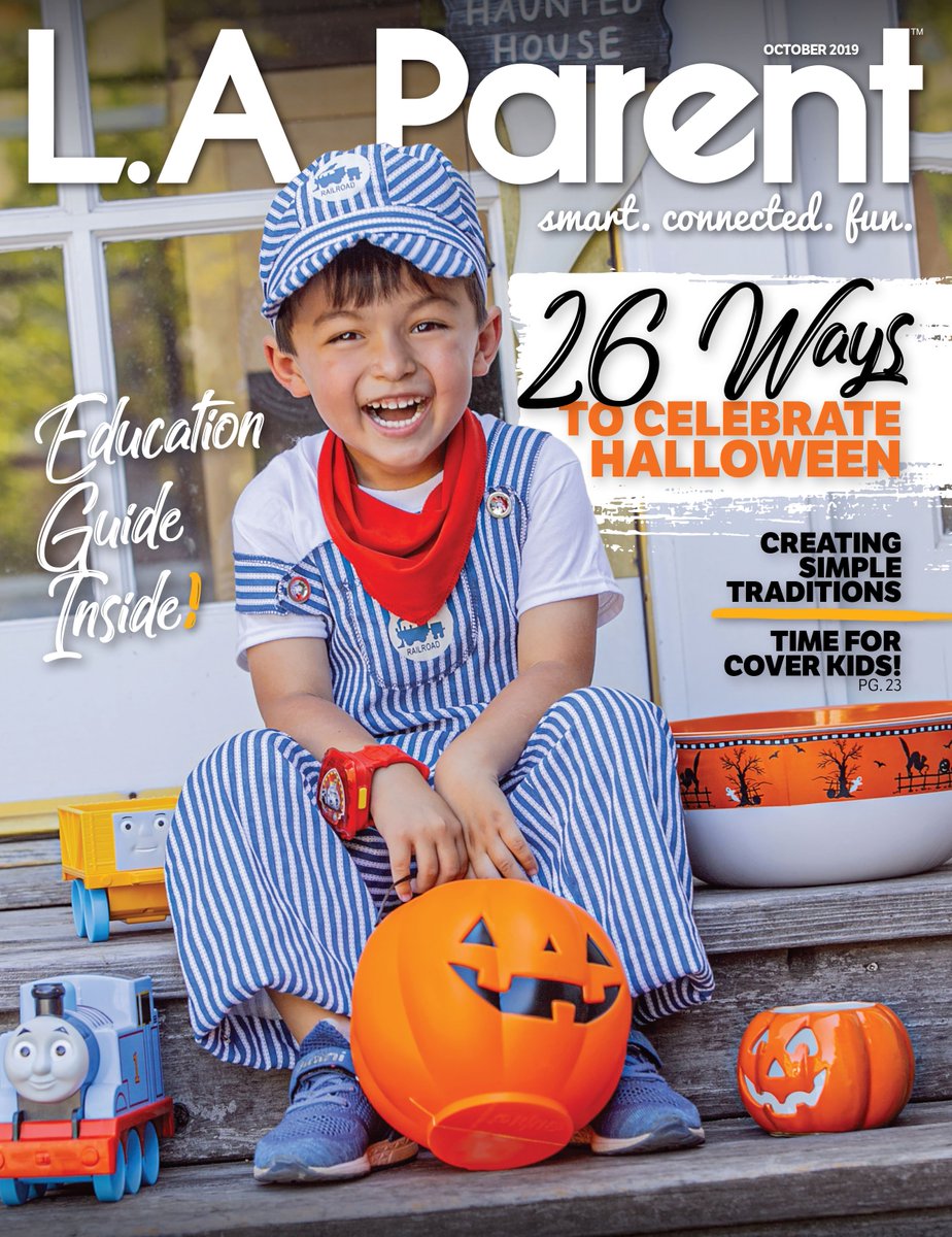 LAParentMag's tweet photo. #HappyOctober!! We've got 26 ways to celebrate #Halloween, an excellent #educationguide, tips on creating #familytraditions, spotlights on local #D @BurtBlackarach & the #coworkingspace #BlackbirdHouse and oh-so-much more! Pick up your copy & visit us at https://t.co/MoKWP6Mkek! https://t.co/oD2XKBwARn