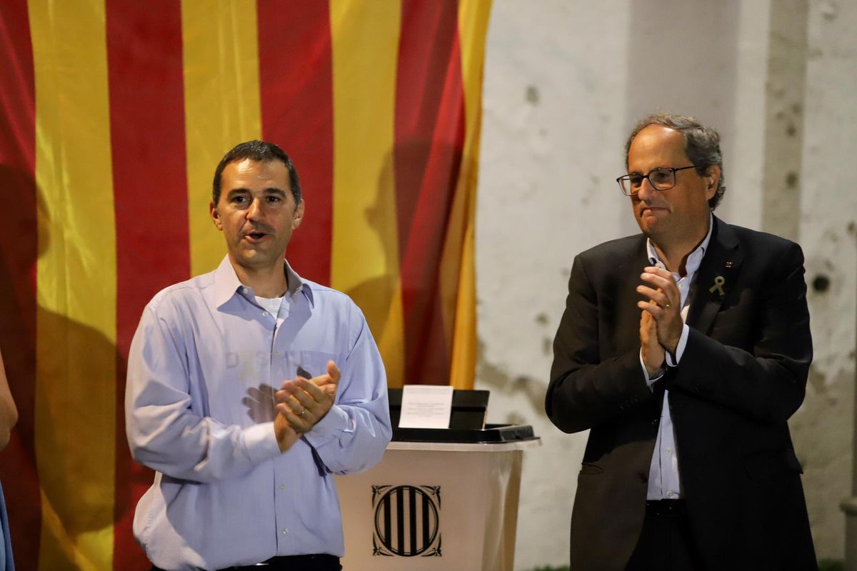 QuimTorraiPla's tweet photo. L’#1Oct tots vam veure les imatges de la brutalitat policial a Canyamars i a tants altres pobles petits del país. Avui hi he anat, dos anys després, en homenatge a la seva valenta resistència a favor de l'autodeterminació i la independència. Endavant! https://t.co/7IFZ9QCUla