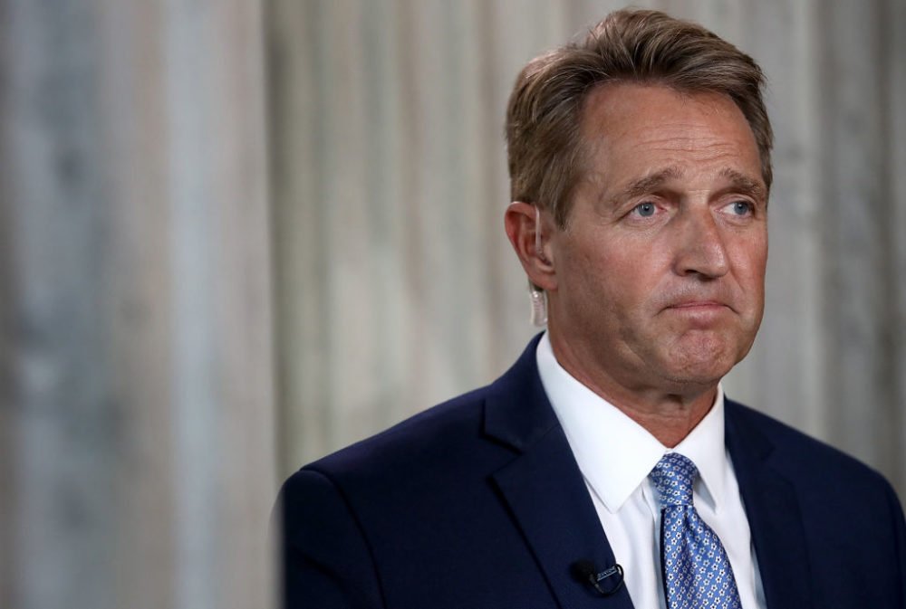 dontbeliketrump's tweet photo. It would be nice if a few members of the @SenateGOP actually listened to Jeff Flake. Like, I don't know, maybe 20 of them?

https://t.co/El8oTJMINI

#dontbeliketrump #impeachtrump #resist https://t.co/CIvgsHpz34