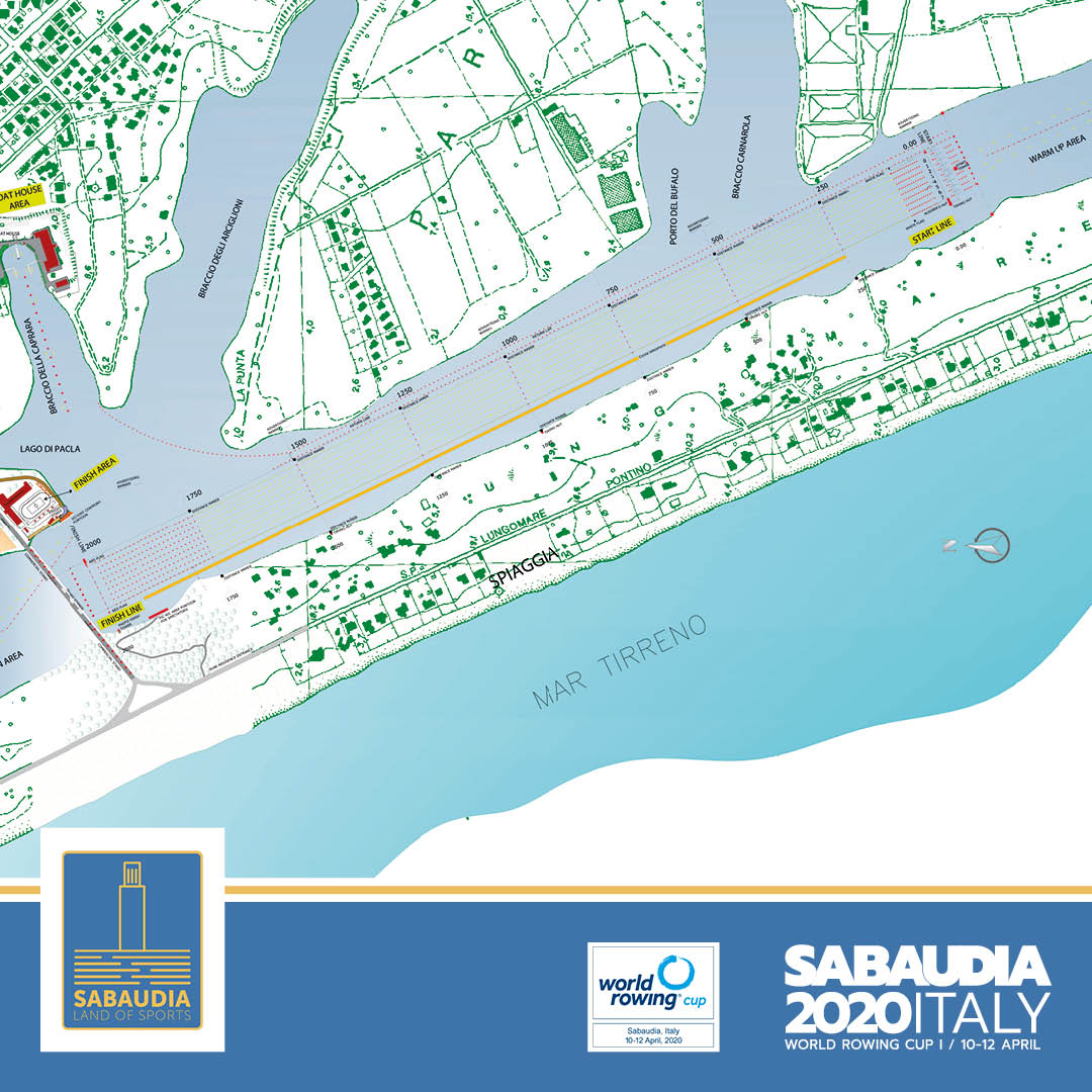 Sabaudia Rowing (@sabaudiarowing) on Twitter photo This is the map of the venue for the 2020 World Rowing Cup I, Sabaudia (10 โ 12 April 2020). The race course starts in front of Mount Circeo and finishes close to the Italian Navy area.
Contact us for more information:
๐ฉ ocmanager@sabaudiarowing.com This is the map of the venue for the 2020 World Rowing Cup I, Sabaudia (10 โ 12 April 2020). The race course starts in front of Mount Circeo and finishes close to the Italian Navy area.
Contact us for more information:
๐ฉ ocmanager@sabaudiarowing.com