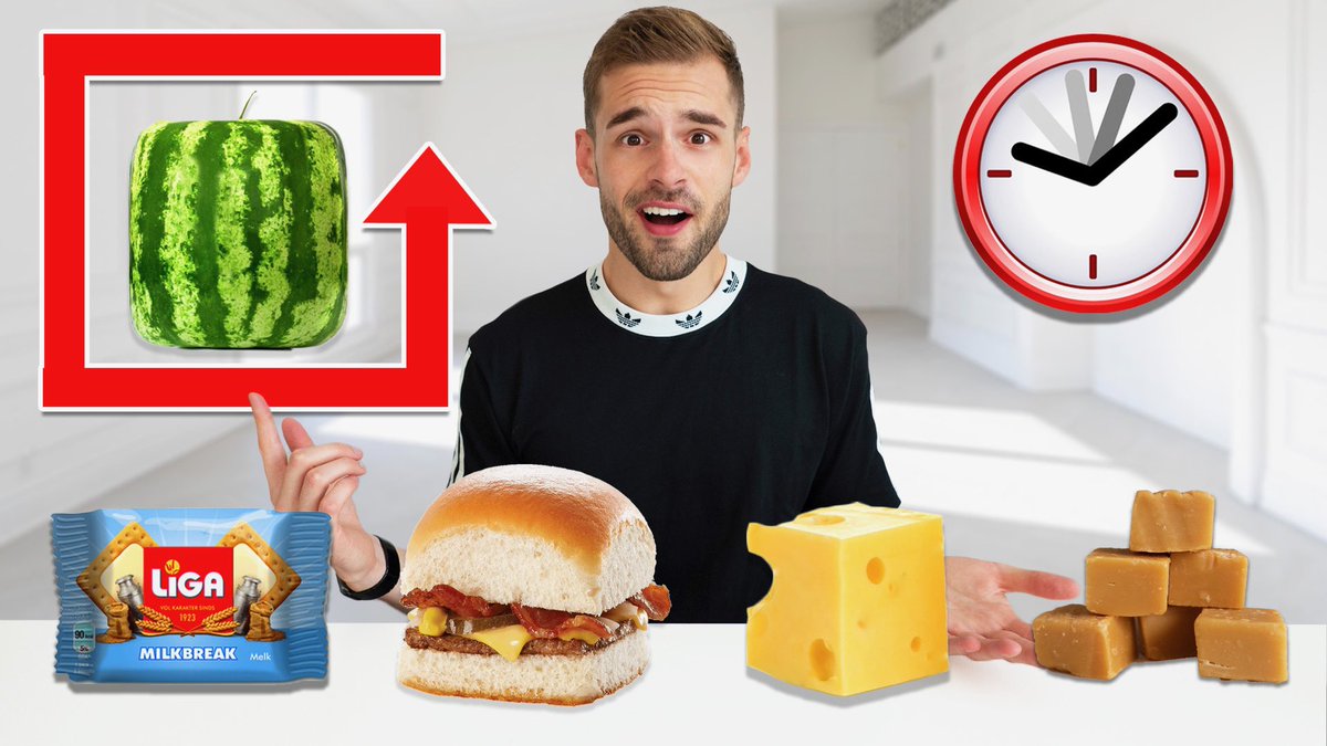 Nieuwe video!🔥 1 DAG ALLEEN MAAR VIERKANT VOEDSEL ETEN! *Challenge* youtu.be/fyr61aW0Q68