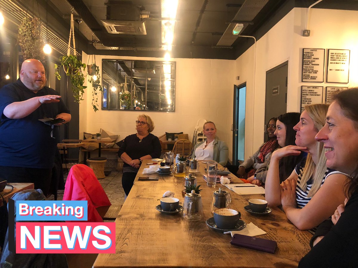SpringWales's tweet image. Wonderful evening at @quarterscoffee with Newport media legend @KevinWardMedia enlightening us all about how to get our stories noticed by the media 👍🏼 Loving it! #networking #newport