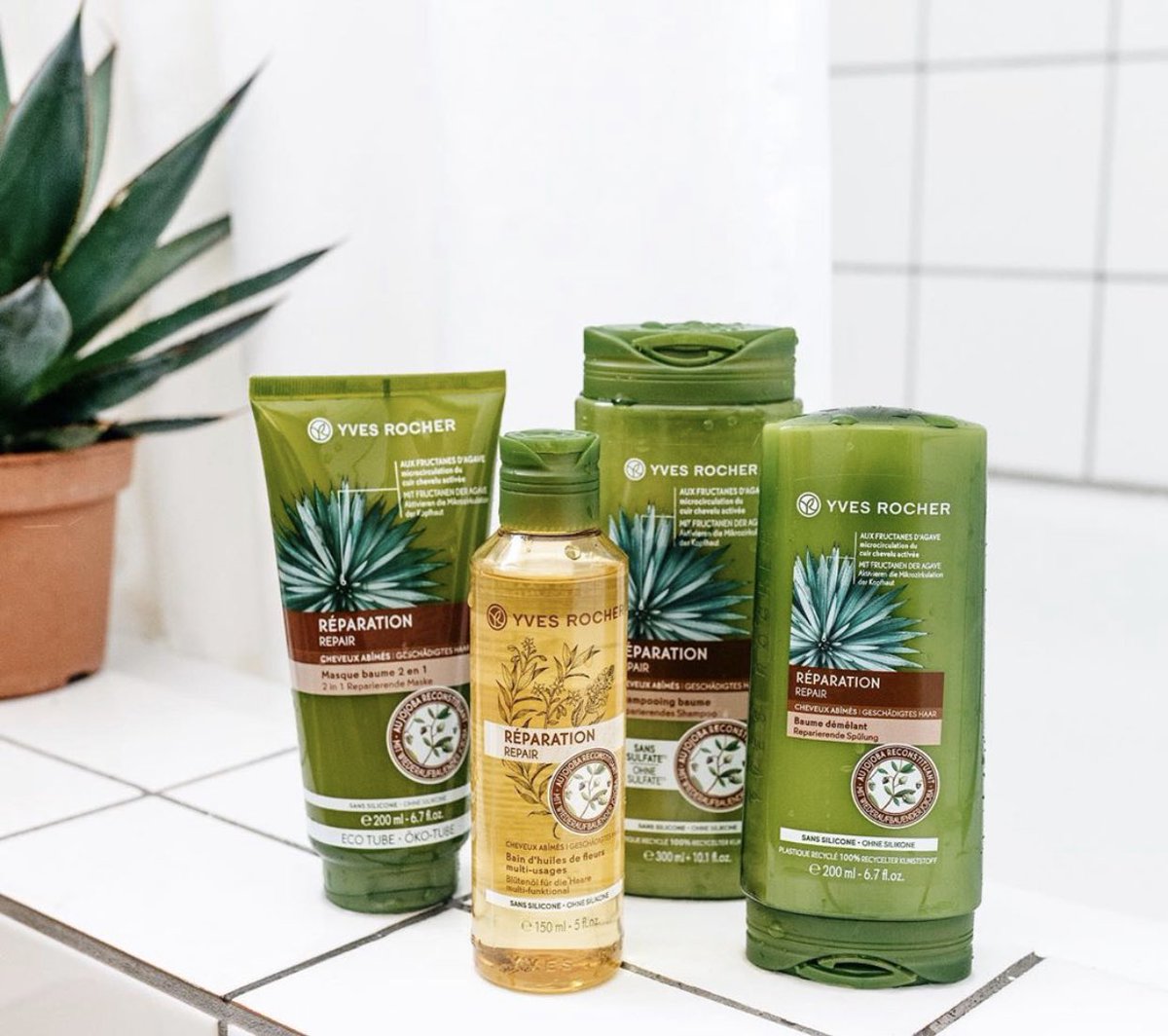 YvesZac's tweet photo. Nuestra línea de reparación capilar ahora con #agave nutrirá, reparará e hidratará tu #cabello con lo mejor de la #cosmética vegetal #agave plus #jojoba 😍😍😍😍 https://t.co/B1DcZyGVqD
