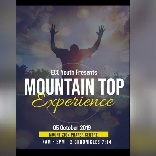 EccSandton's tweet photo. THE ECC YOUTH WILL BE DOING IT AGAIN
🔥🔥🔥🔥🔥🔥🔥🔥🔥🔥🔥🔥

AT : Mount Zion Prayer Center

WHEN: This Saturday 05th October 2019

TIME: 7am - 2pm 

THE MOUNTAIN EXPERIENCE 

YOU TOO ARE INVITED TO THE PRAYER SUMMIT 🙏❤️🙏 https://t.co/05RFVjCTr9