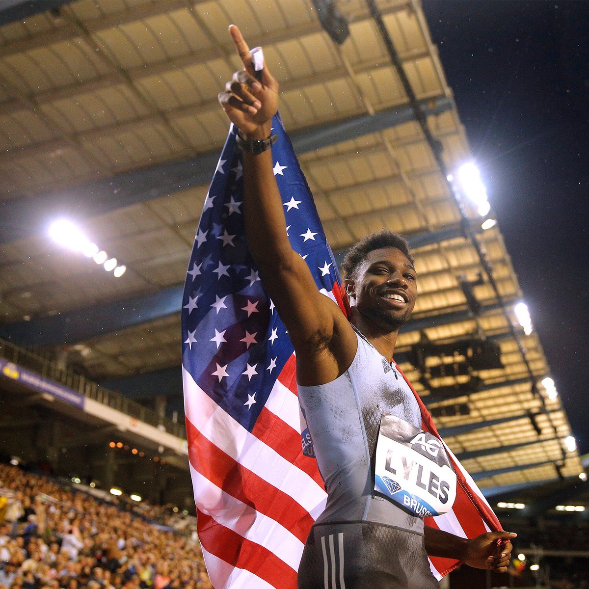 adidas (@adidas) on Twitter photo 2019-10-01 19:42:58 Noah Lyles used to spend his time sketching his own superheroes. Today he became one. At 22 years old, he takes home gold in Doha and makes his mark as the future of running. #HereToCreate Noah Lyles used to spend his time sketching his own superheroes. Today he became one. At 22 years old, he takes home gold in Doha and makes his mark as the future of running. #HereToCreate