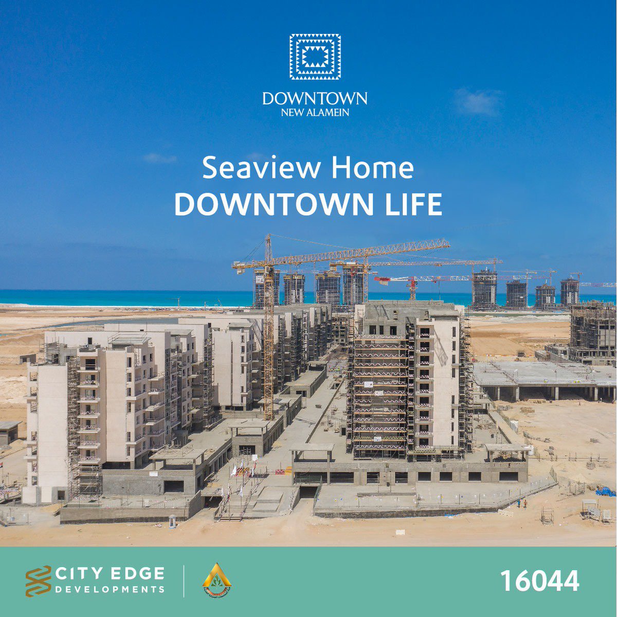 CityEdgeEg's tweet photo. An inclusive lifestyle is waiting for you at Downtown, New Alamein.
Move into your Seaview apartment by 2020 without compromising the vibrant lifestyle of the downtown.
For more info please contact us on 16044
#CityEdgeDevelopments #Downtown #NewAlamein https://t.co/tOLJWkodk9
