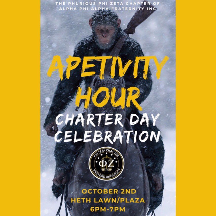 PhiZ_Alphas's tweet image. You don’t want to miss this! Music and Special Performance by your favorite Alphas🦍 #Apetivity #AlphaWeek