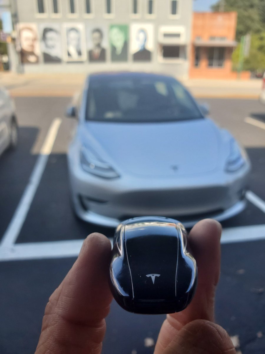 Last #Model3 keyfob tease and it's yours. Last chance to win it. 

Follow and RT to be entered! Drawing is tonight at 9pm Eastern.