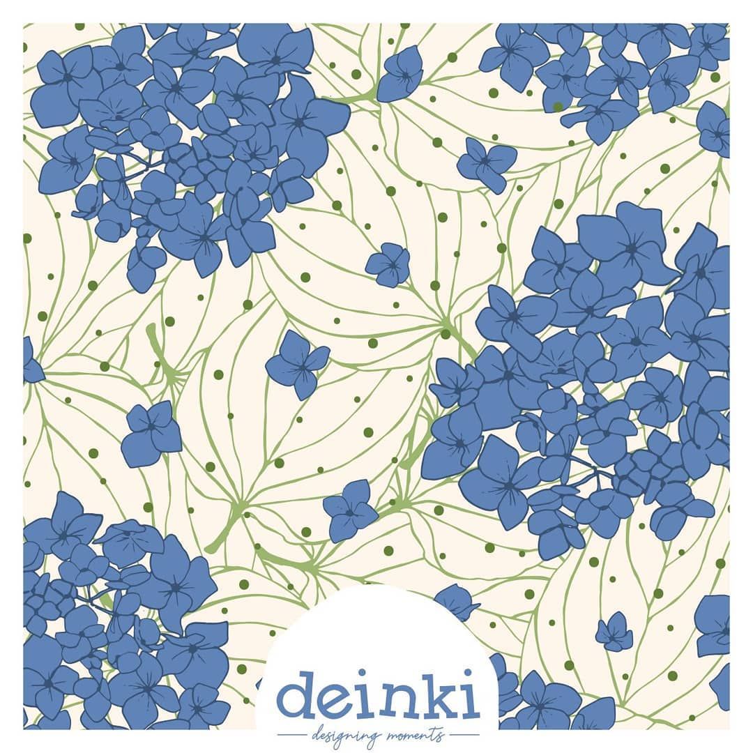 PatternsSurface's tweet image. Such a pretty hydrangea design! 
Pattern by: deinki_com 👉 buff.ly/2XAagoA
PM or Tag us for a feature!⠀⠀
-⠀⠀⠀⠀
#surfacepatterns #surfacepatterndesign #patterndesign #patterndesigner #textiledesign #textilesdesigners #pattern #print #design #hydrangea #floral