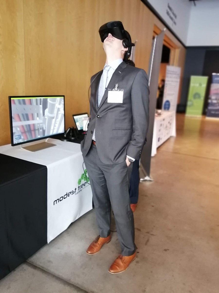 modesttree's tweet photo. It's day 1 of #DEFSECATL! We started off with a presentation and product showcase at the #Connector2019, and we're excited to see more of our partners, clients, and friends as @DEFSECAtlantic continues... https://t.co/mc6IvzZ5ID