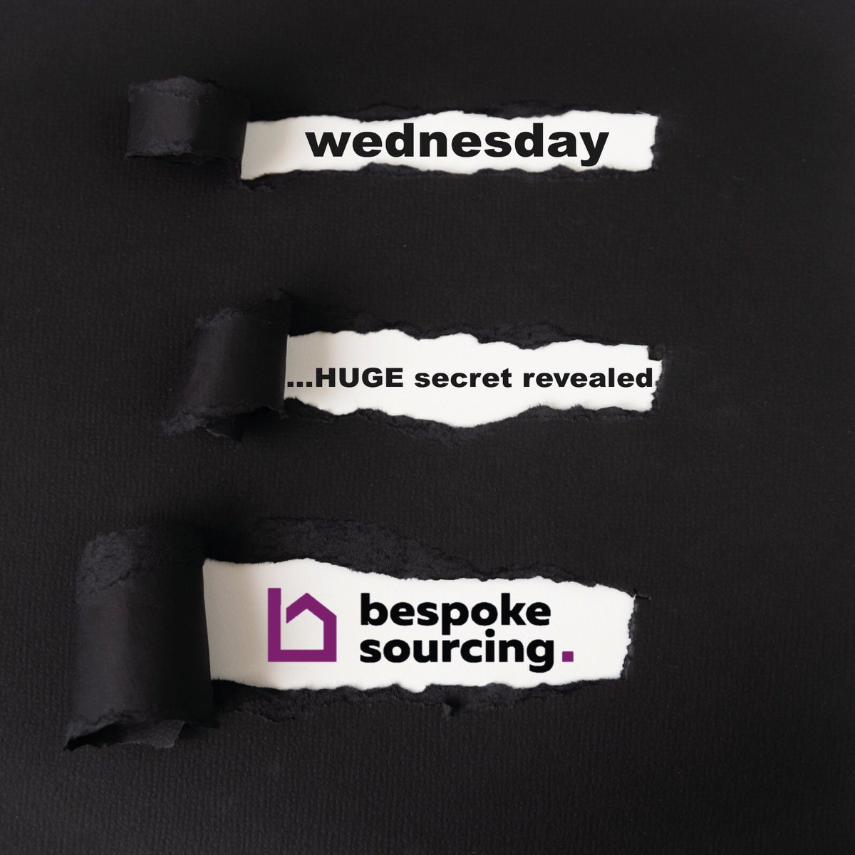 bespokesourcing's tweet photo. Tomorrow morning, we are going to reveal a HUGE secret 👀

You do not want to miss this... https://t.co/1eHsetvySC