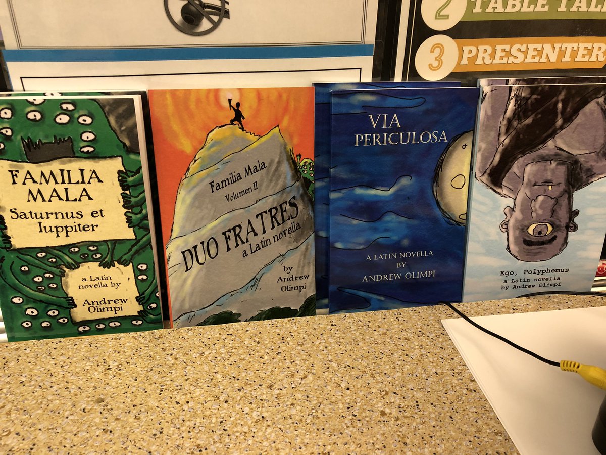 KellyBurleson5's tweet photo. Building a Latin library for my students! Novels in the #targetlanguage show students that Latin is certainly alive. I can’t wait to add more books to their collection. #mcmsweroar #oneccps @Davidaltizer9 https://t.co/a06X9e1x2f