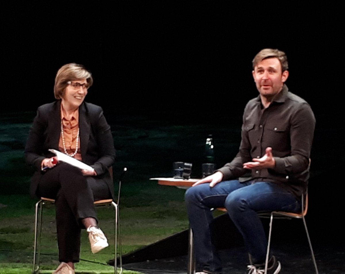 RevWhoGuest's tweet photo. Another scintillating #NTPlatform with a behind the scenes double bill on #PeterGynt @NationalTheatre The incomparable #JamesMcArdle gave in-depth insight into acting the role while playwright #DavidHare & director #JonathanKent talked about its creation. @georginagodwin https://t.co/x8EU9DWRGB