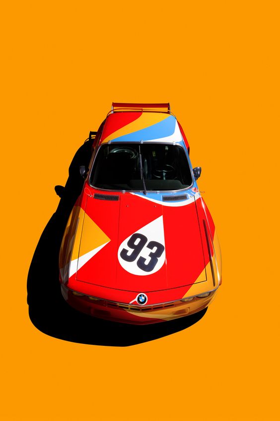 1975 #BMW 3.0 #CSL #ArtCar by #AlexanderCalder