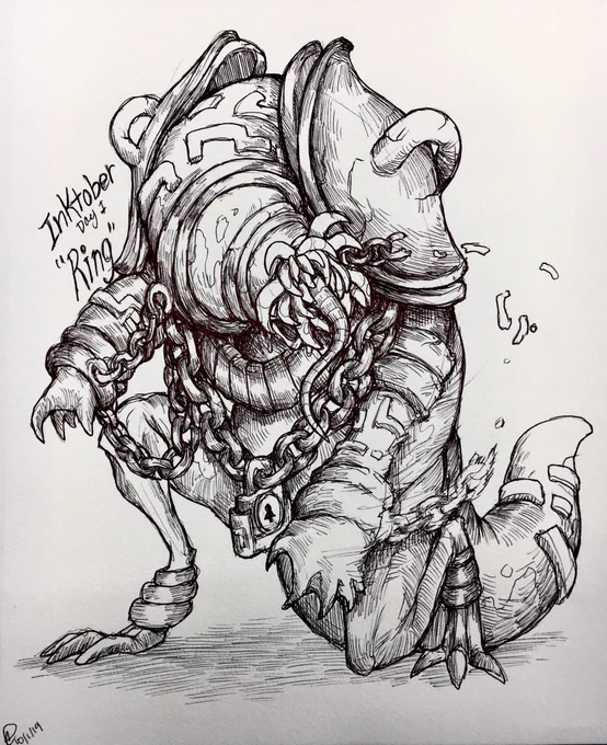 Inktober day 1-Ring!
#inktober #inktober2019 