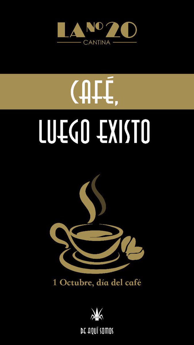 CantinaVeinte's tweet photo. No hay nada mejor que un café para aliviar “el mal del puerco” y qué mejor que en forma de carajillo aquí, en Cantina La 20. #AquíEnLa20 #TotalBar #MixologíaDeCantina #BellezaDeCantina https://t.co/iZbdHKLH3C