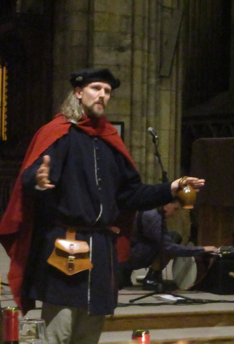 AbbotsStaith's tweet photo. Last Saturday evening we turned the nave of @selby_abbey into a medieval banqueting hall. Fabulous event, wonderful food and great entertainment. All authentic and traditional to the period. https://t.co/Xco2EqmJ7I